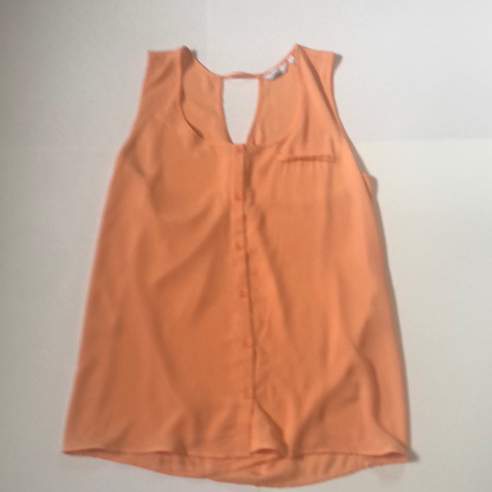 Reitmans Coral Pink Sleeveless Top